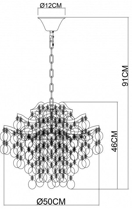 Подвесная люстра Arte Lamp Pipirima A4065SP-6SG