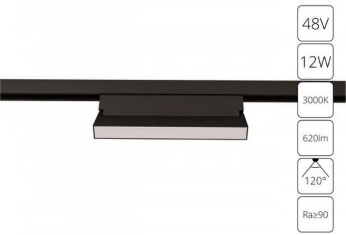 Накладной светильник Arte Lamp Linea A4679PL-1BK