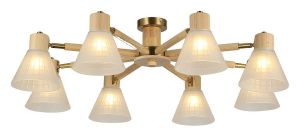 Потолочная люстра Arte Lamp Meleph A4096PL-8BR