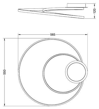 Накладной светильник Arte Lamp Millo A3893PL-30BK