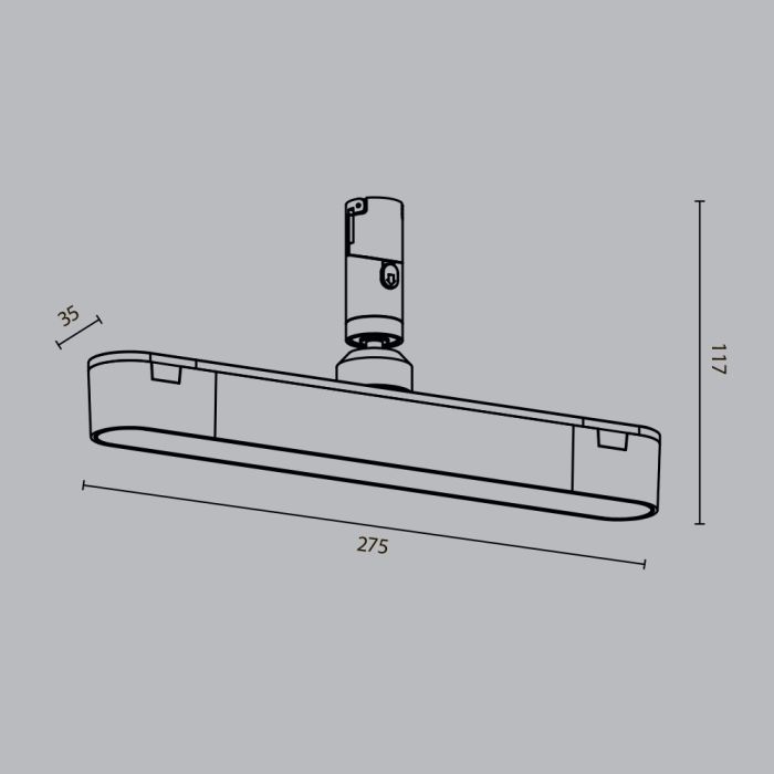 Светильник на штанге Maytoni Basis Rot TR202-1-10W3K-B