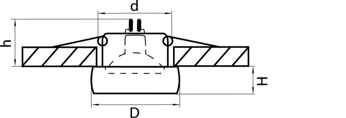 Встраиваемый светильник Lightstar Tondo 006201