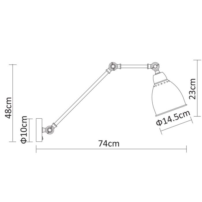 Бра Arte Lamp Braccio A2055AP-1BK