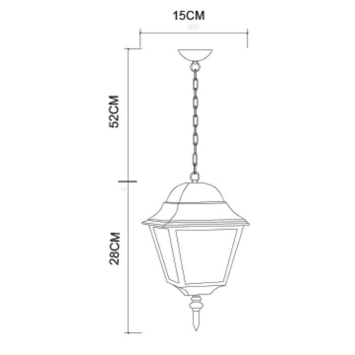 Подвесной светильник Arte Lamp Bremen A1015SO-1BK