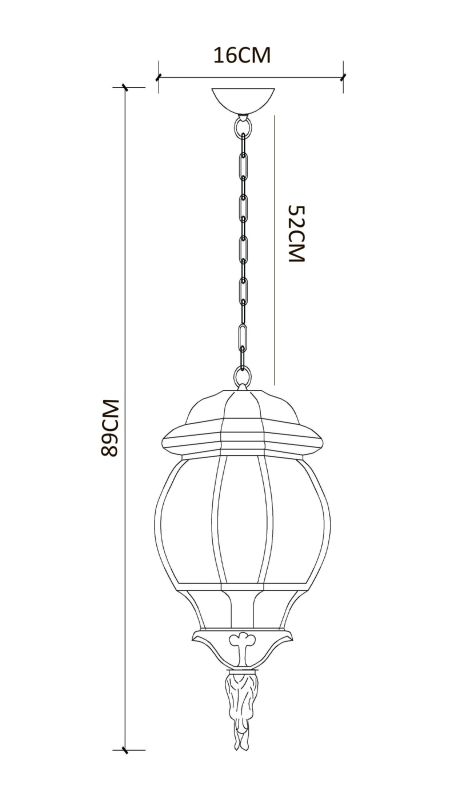 Подвесной светильник Arte Lamp Atlanta A1045SO-1BN