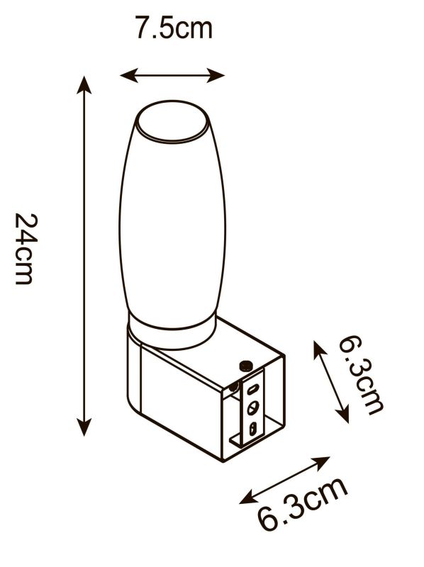 Светильник на штанге Arte Lamp Aqua-Bastone A1209AP-1CC