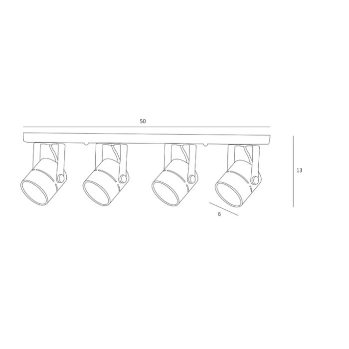 Спот Arte Lamp Mizar A1311PL-4BK