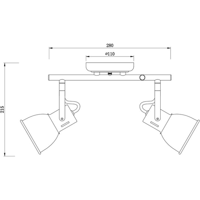 Спот Arte Lamp Jovi A1677PL-2GY