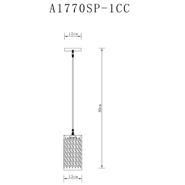 Подвесной светильник Arte Lamp Bronn A1770SP-1CC