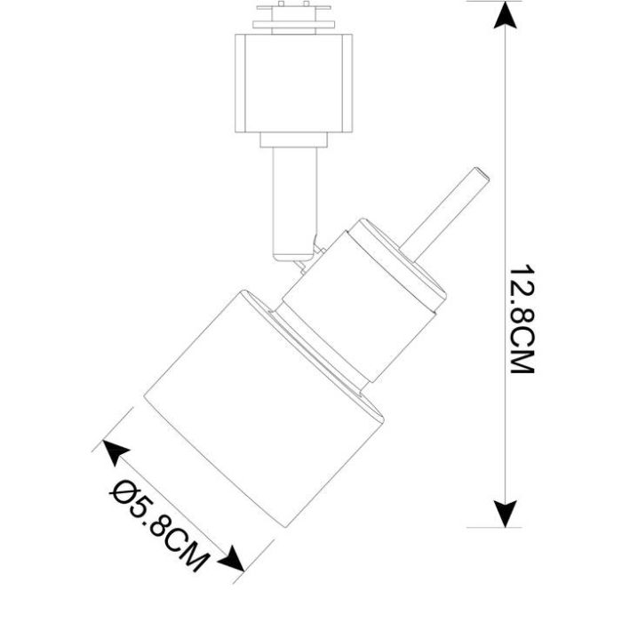 Светильник на штанге Arte Lamp Almach A1906PL-1BK