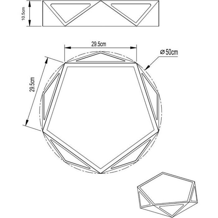 Накладной светильник Arte Lamp Multi-Piazza A1931PL-1WH