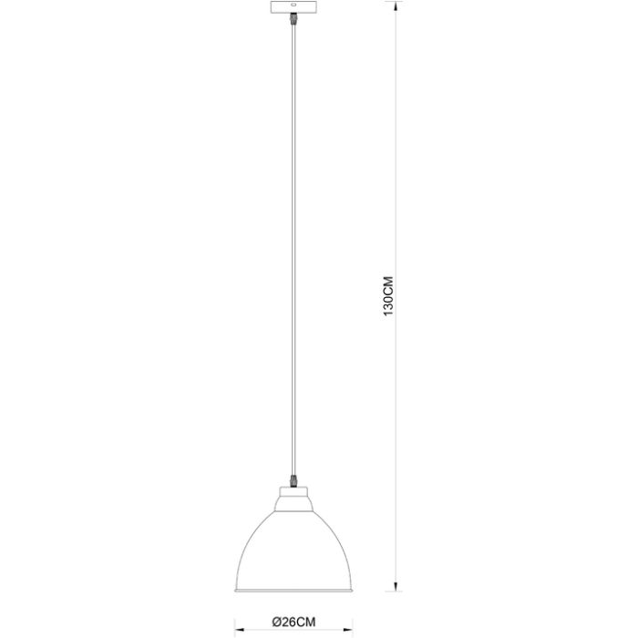 Подвесной светильник Arte Lamp Braccio A2055SP-1BK