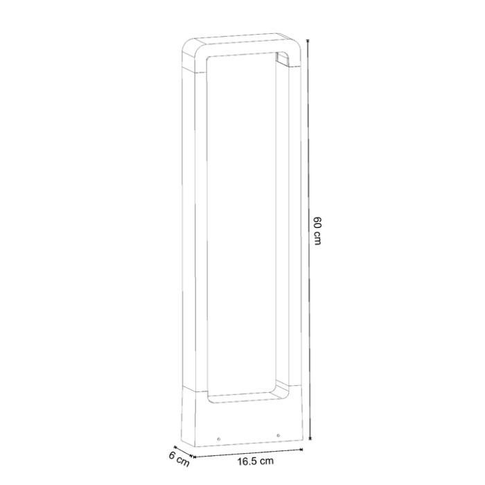 Наземный высокий светильник Arte Lamp Trapezio A2060PA-1BK