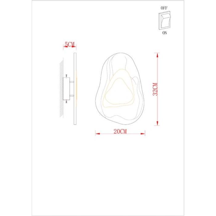 Накладной светильник Arte Lamp Libertas A2096AP-5BK