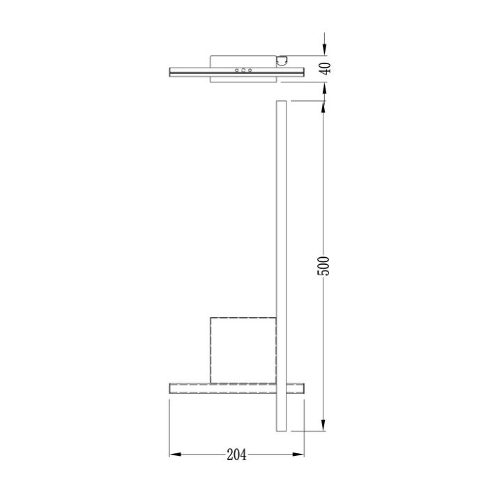 Накладной светильник Arte Lamp Decade A2127AP-8BK