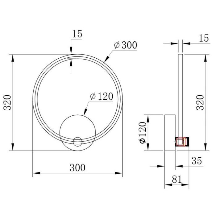 Накладной светильник Arte Lamp Errai A2195AP-1BK