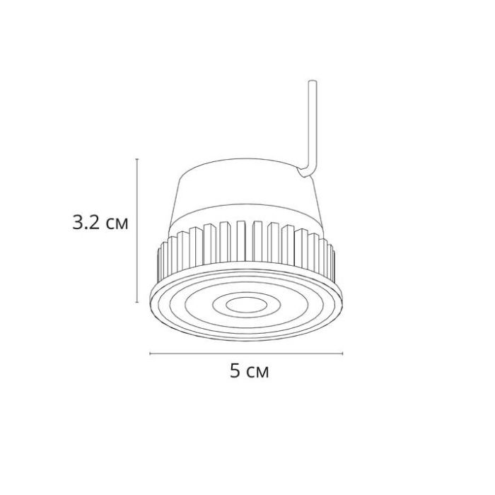 Модуль светодиодный Arte Lamp ORE A22070-3K