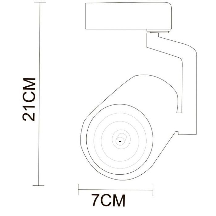 Светильник на штанге Arte Lamp Traccia A2320PL-1BK