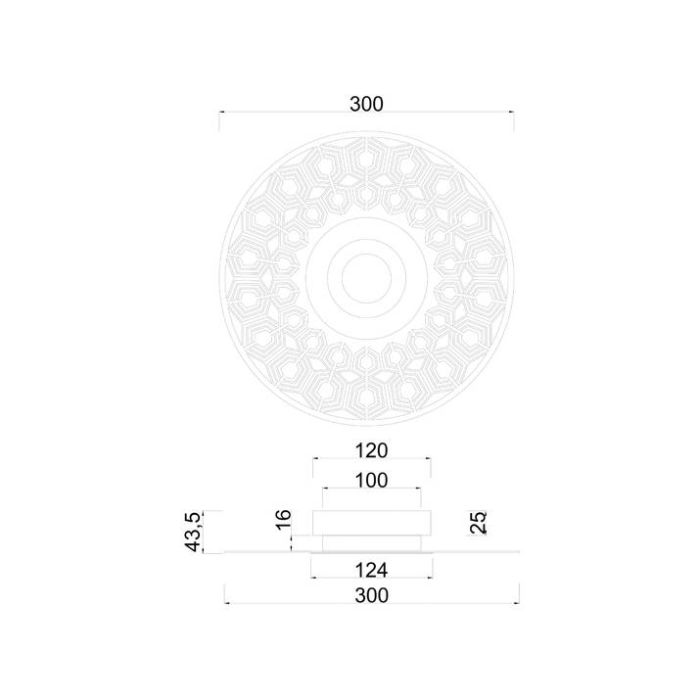 Накладной светильник Arte Lamp Biscotto A2644AP-1GO