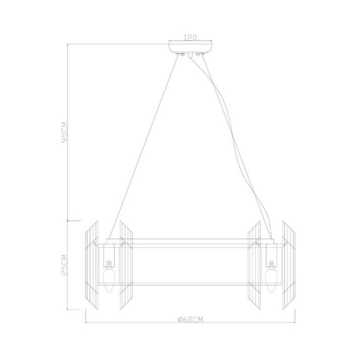 Подвесной светильник Arte Lamp Jastin A2848SP-8GO