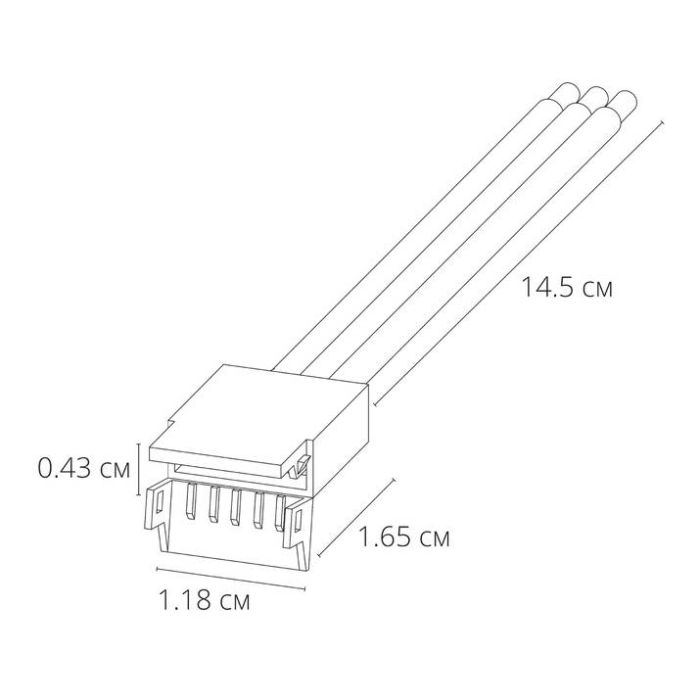 Соединитель с проводом универсальный Arte Lamp STRIP-ACCESSORIES A30-10-MIX