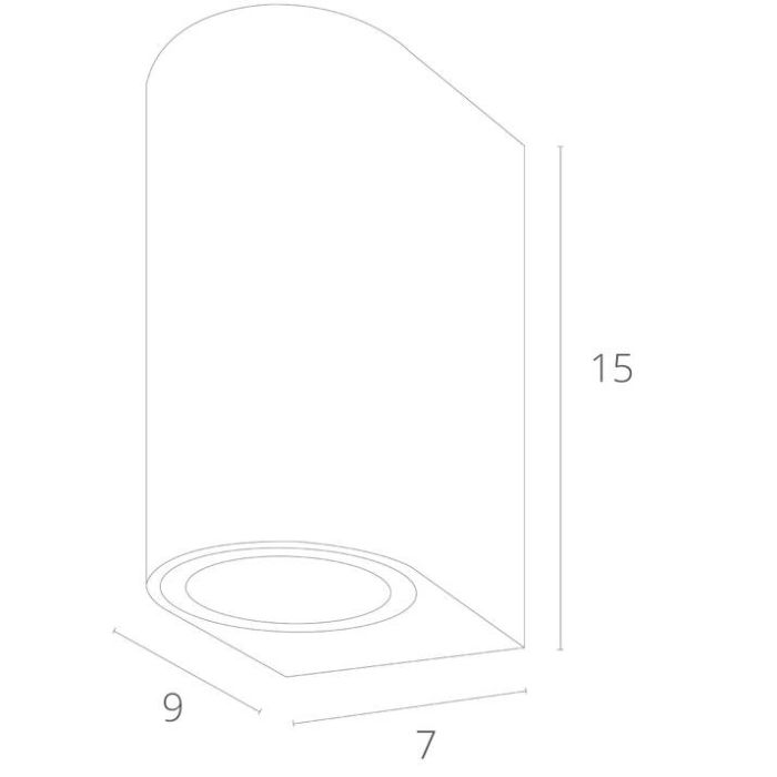 Накладной светильник Arte Lamp Compass A3102AL-2WH