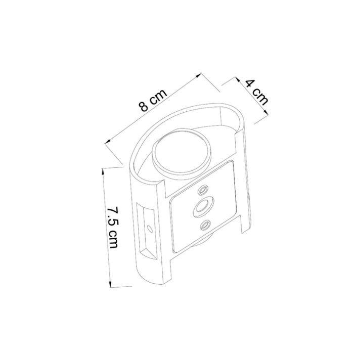 Накладной светильник Arte Lamp Bosto A3122AL-2BK