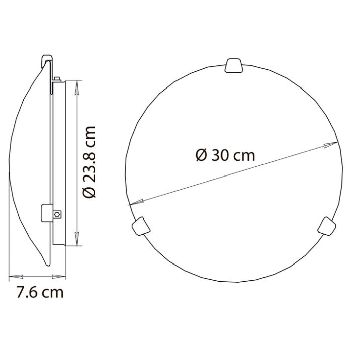 Накладной светильник Arte Lamp Plain A3720PL-2CC