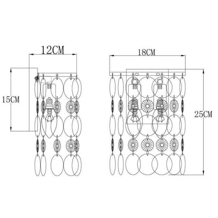 Накладной светильник Arte Lamp Pipirima A4041AP-2CC