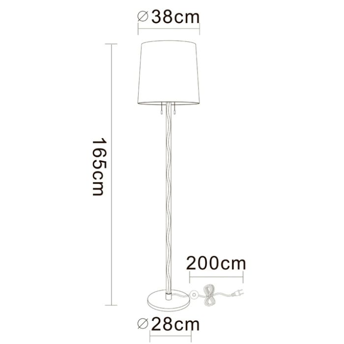 Торшер Arte Lamp Wasat A4048PN-1CC