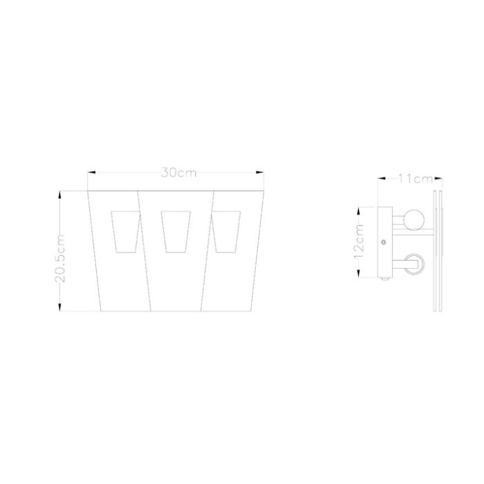 Накладной светильник Arte Lamp Sophia A4066AP-2PB