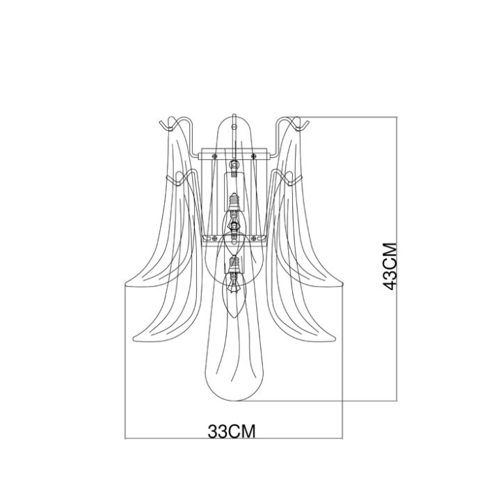 Накладной светильник Arte Lamp Maya A4072AP-2GO