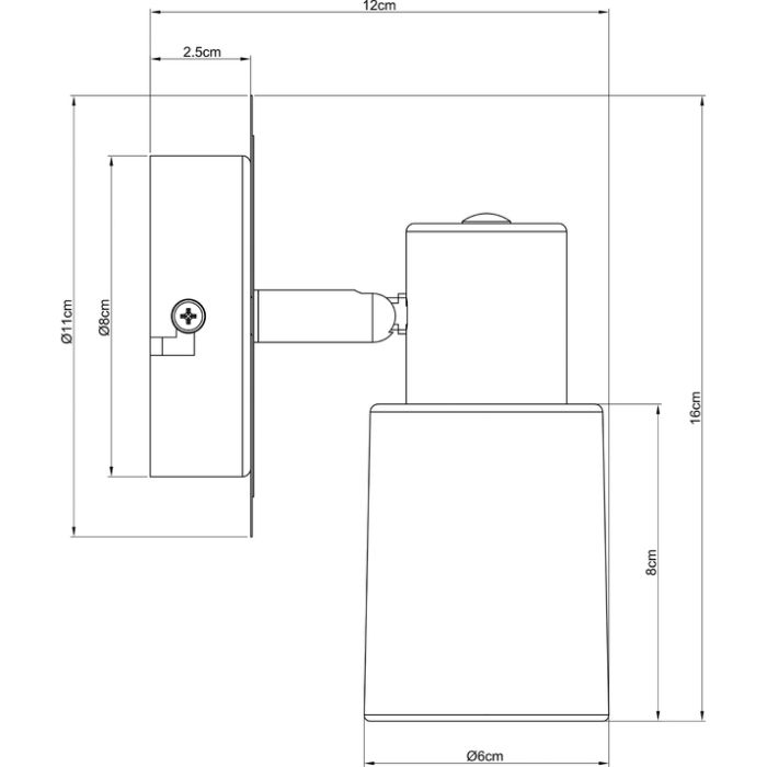 Спот Arte Lamp Cavalletta A4510AP-1SS