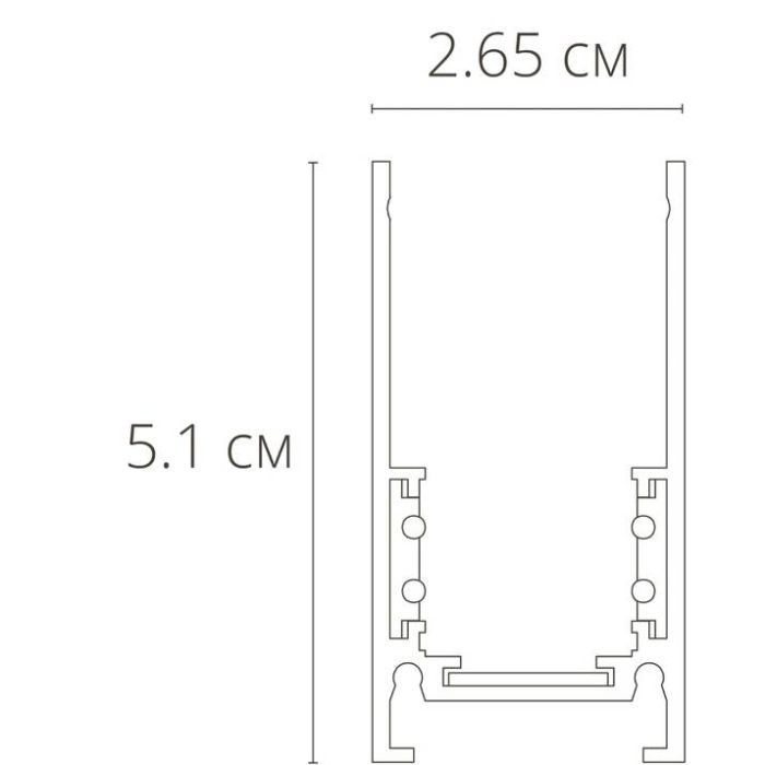 Трек накладной Arte Lamp Linea-Accessories A460106