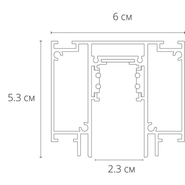 Трек накладной Arte Lamp Linea-accessories A474206