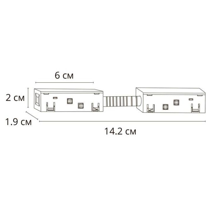 Соединитель гибкий для треков Arte Lamp Linea-Accessories A483306