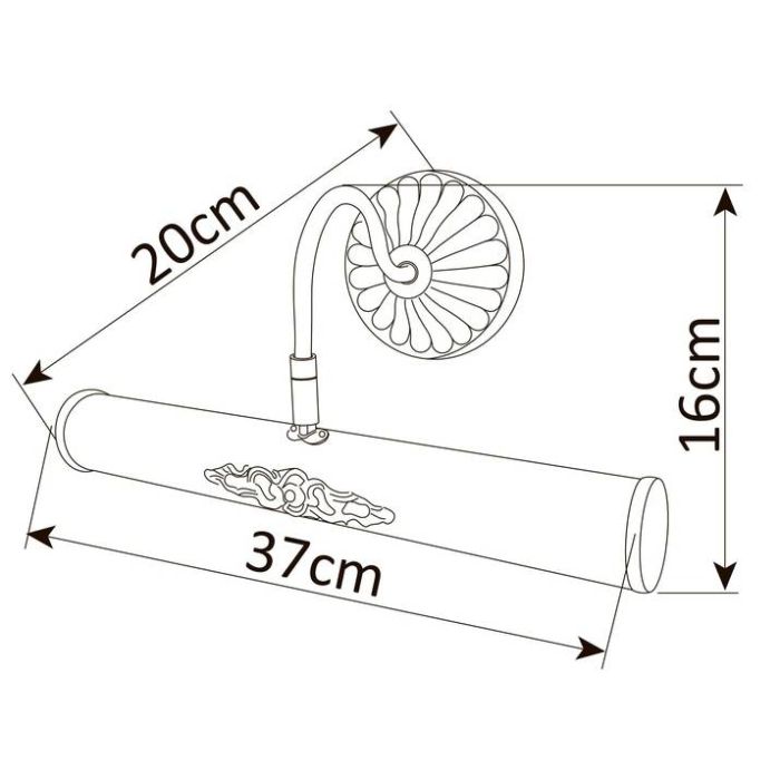 Подсветка для картины Arte Lamp Picture Lights A5009AP-2AB