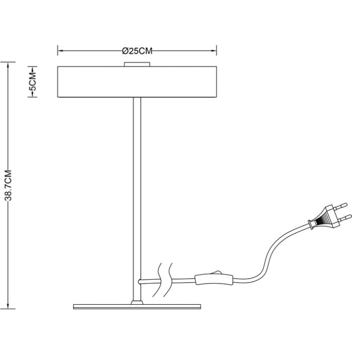 Настольная лампа декоративная Arte Lamp Elnath A5038LT-3PB