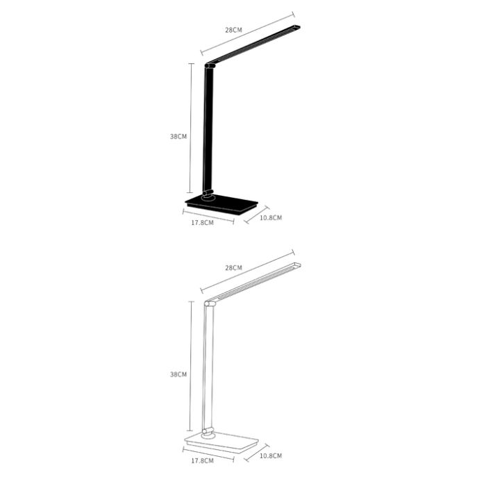 Настольная лампа офисная Arte Lamp Edward A5126LT-1BK