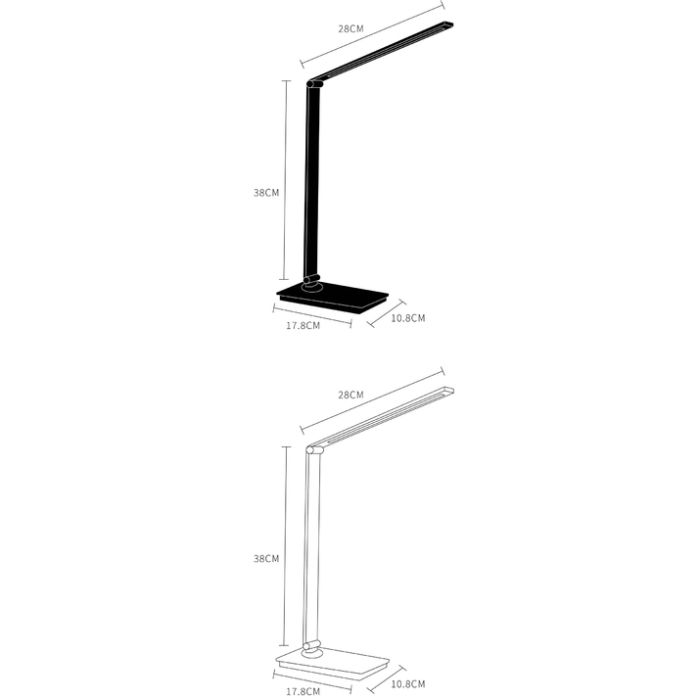 Настольная лампа офисная Arte Lamp Edward A5126LT-1WH