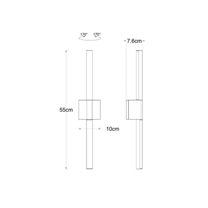 Светильник на штанге Arte Lamp Calamaro A5191AL-2BK