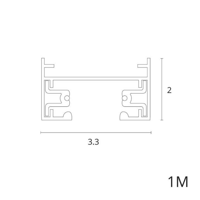 Трек накладной Arte Lamp Track Accessories A540106