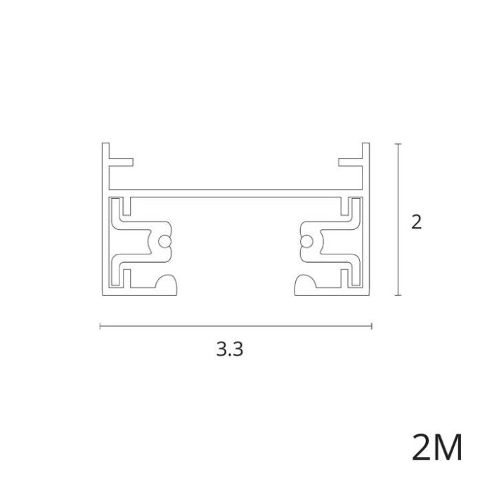 Трек накладной Arte Lamp Track Accessories A540206