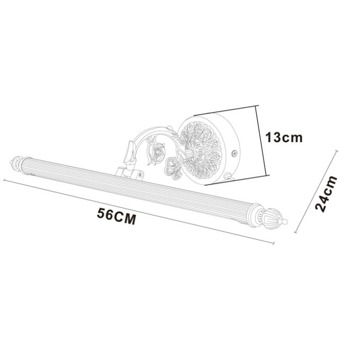 Подсветка для картины Arte Lamp Bari A6708AP-1AB