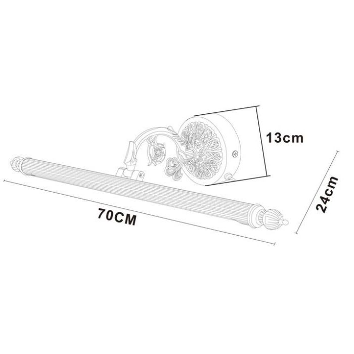 Подсветка для картины Arte Lamp Bari A6712AP-1AB