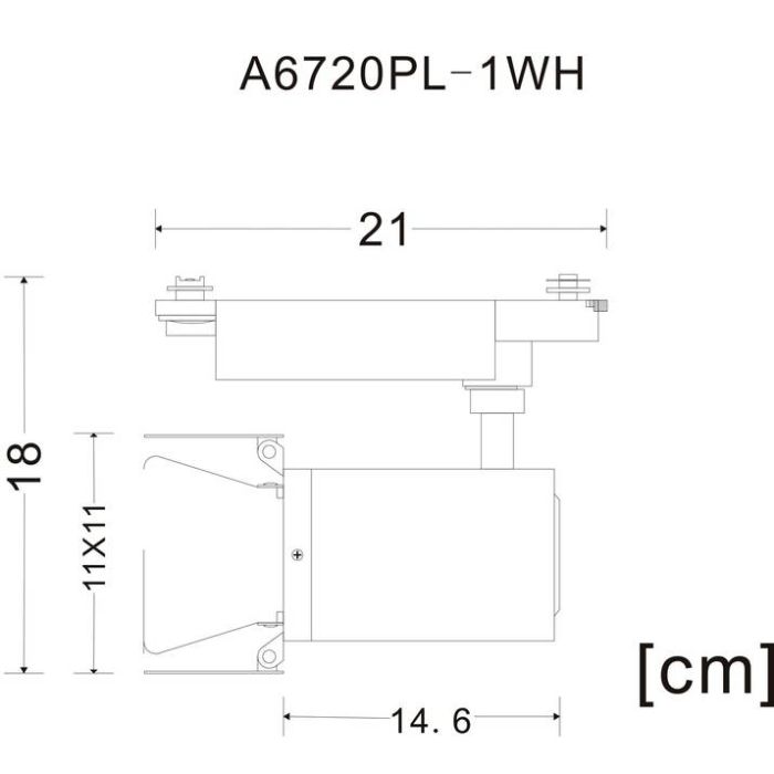 Светильник на штанге Arte Lamp Track Lights A6720PL-1WH