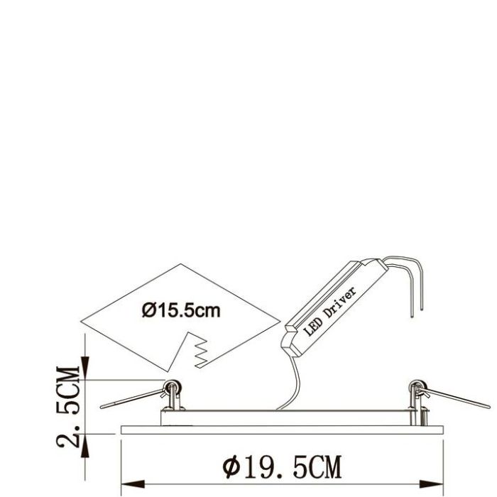 Встраиваемый светильник Arte Lamp Rigel A7616PL-2WH