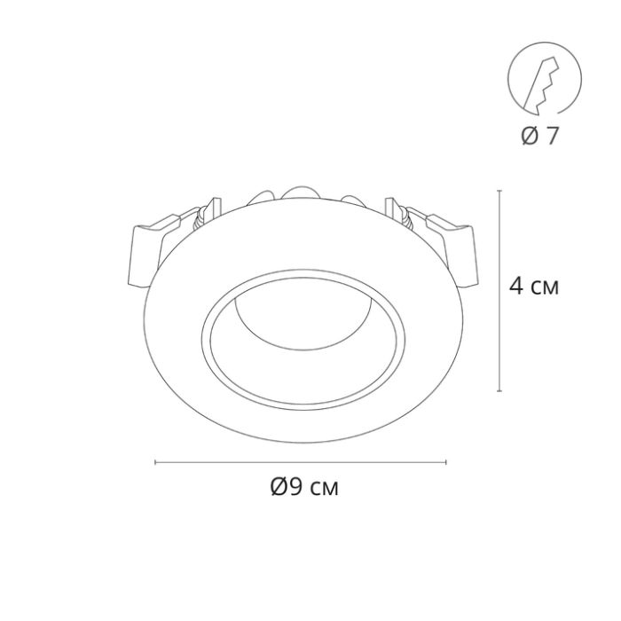 Накладной светильник Arte Lamp Alioth A7991PL-1WH