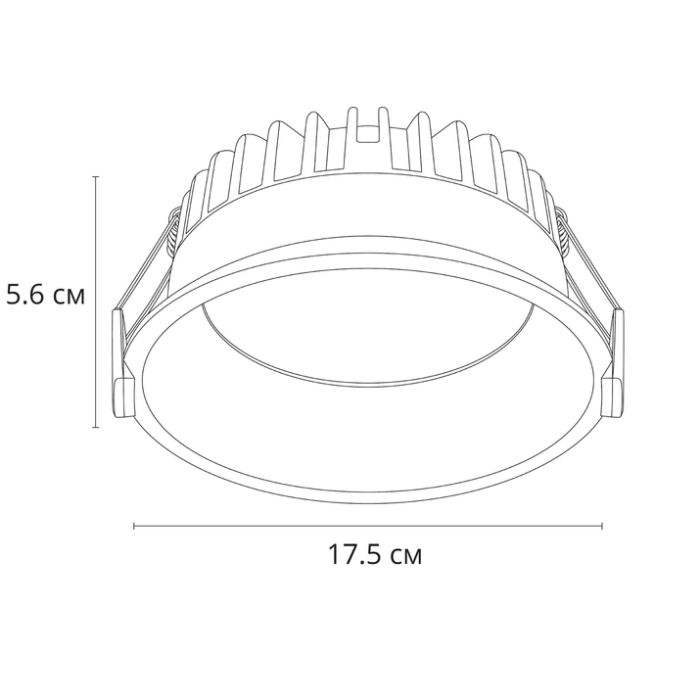 Встраиваемый светильник Arte Lamp Frame A7995PL-1WH