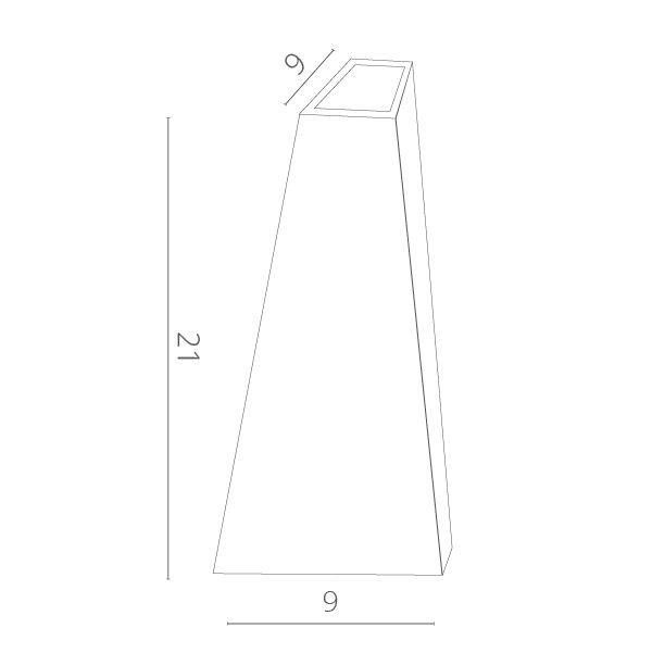 Накладной светильник Arte Lamp Cometa A1524AL-1GY